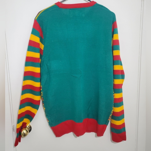 Eat me ginger bread man Christmas sweater. Mens medium. Nwt - Picture 4 of 4